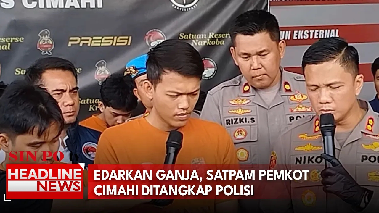 Edarkan Ganja, Satpam Pemkot Cimahi Ditangkap Polisi