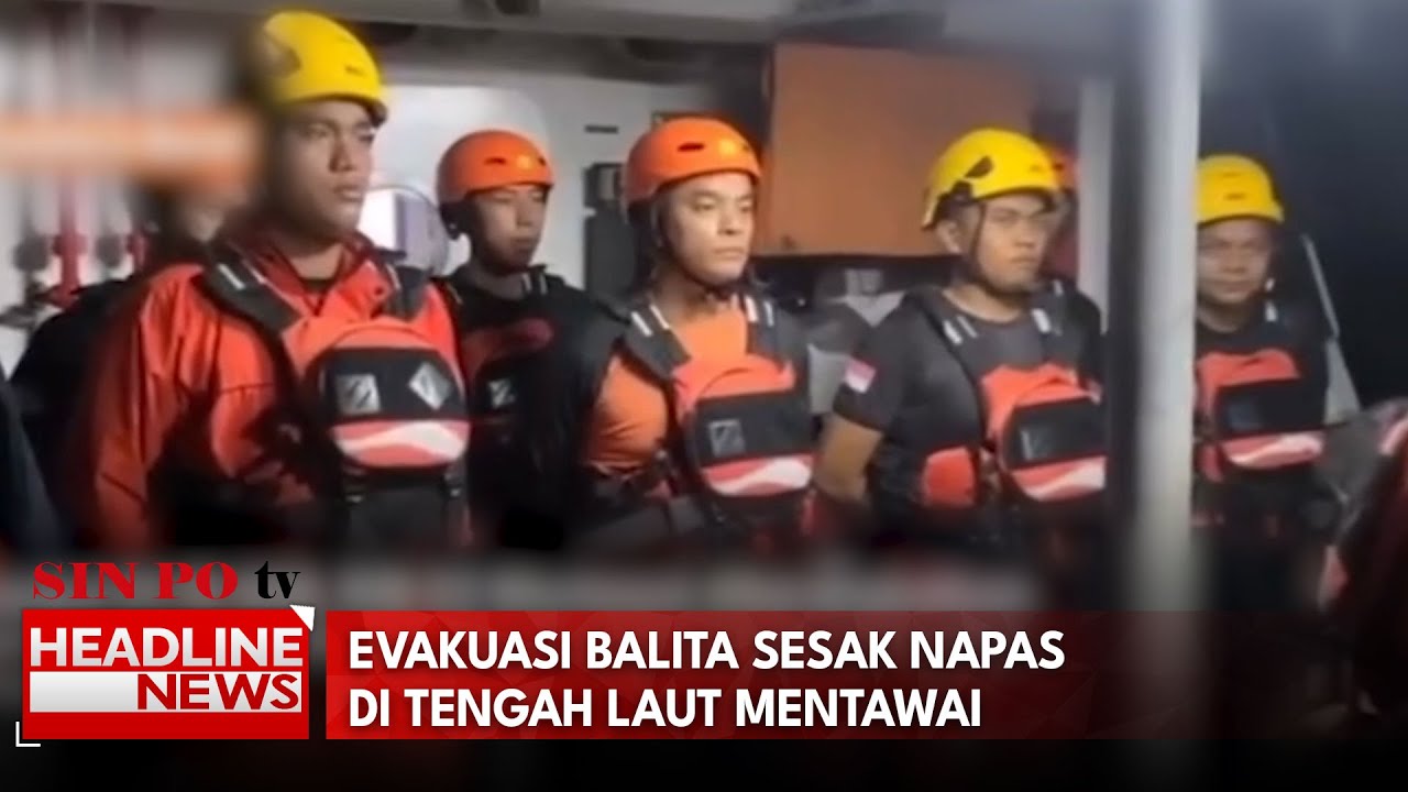 Evakuasi Balita Sesak Napas Di Tengah Laut Mentawai