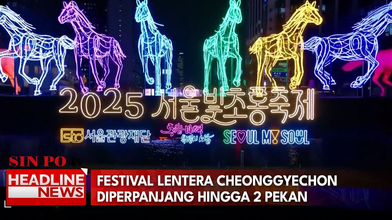 Festival Lentera Cheonggyechon Diperpanjang Hingga 2 Pekan