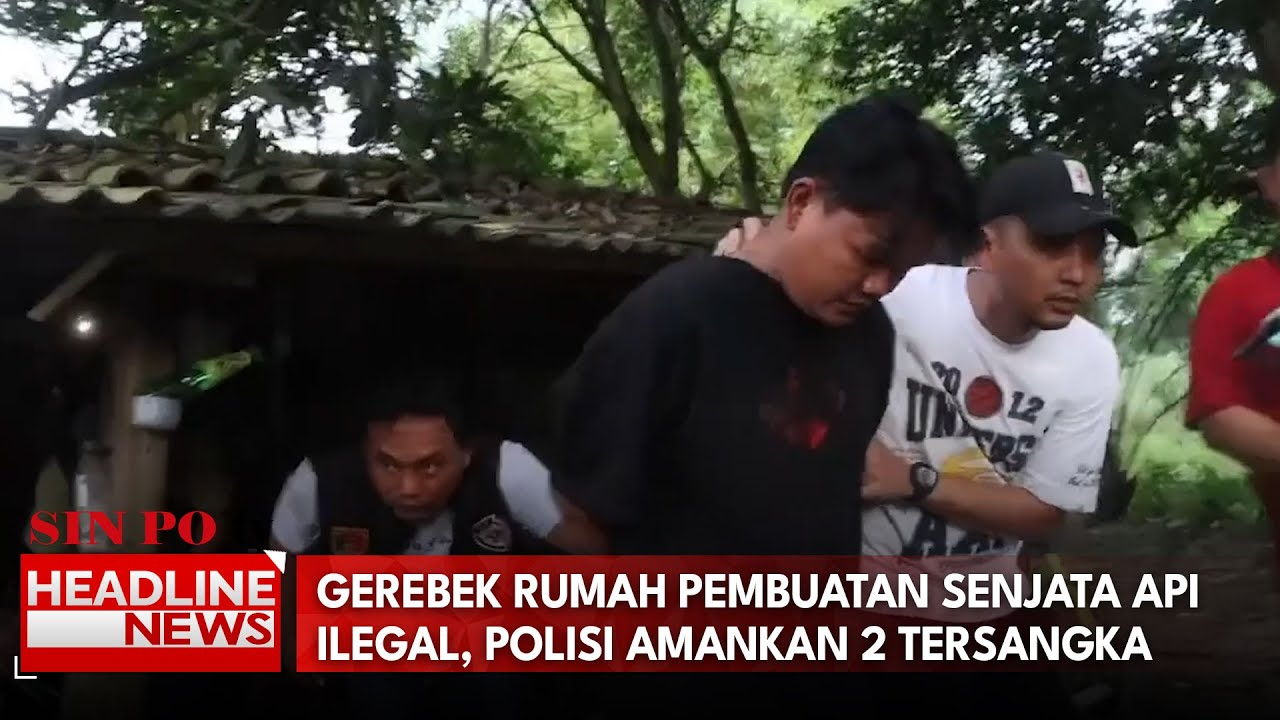 Gerebek Rumah Pembuatan Senjata Api Ilegal, Polisi Amankan 2 Tersangka