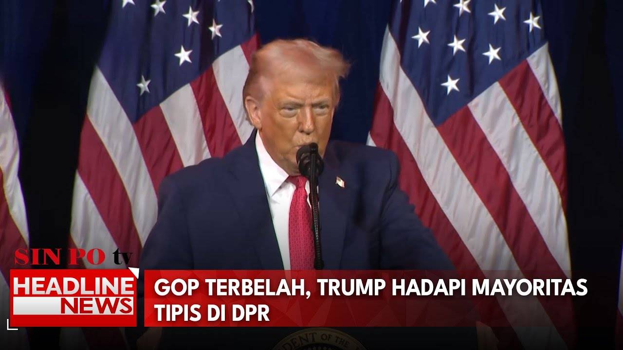GOP Terbelah, Trump Hadapi Mayoritas Tipis Di DPR