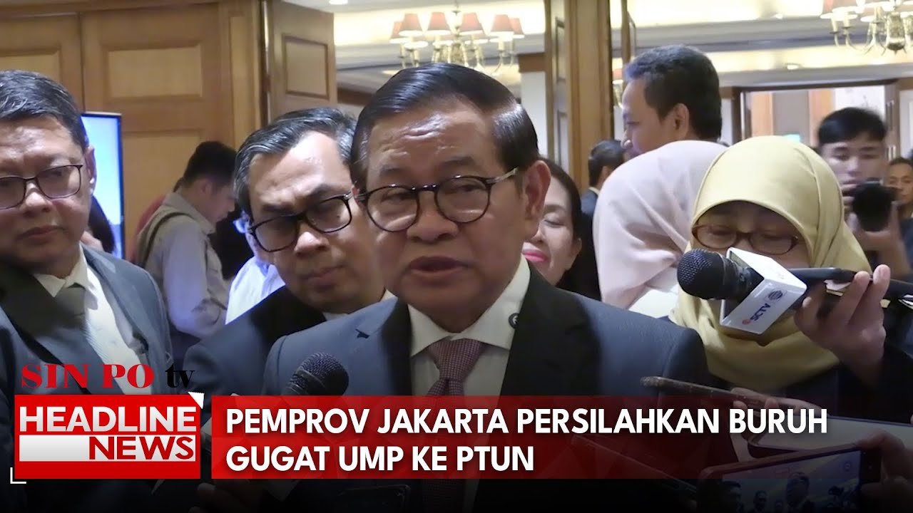 Gubernur Pramono Persilahkan Buruh Gugat UMP Jakarta Ke PTUN