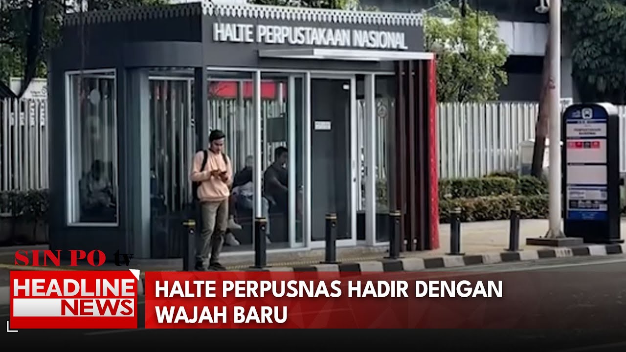 Halte Perpusnas Hadir Dengan Wajah Baru
