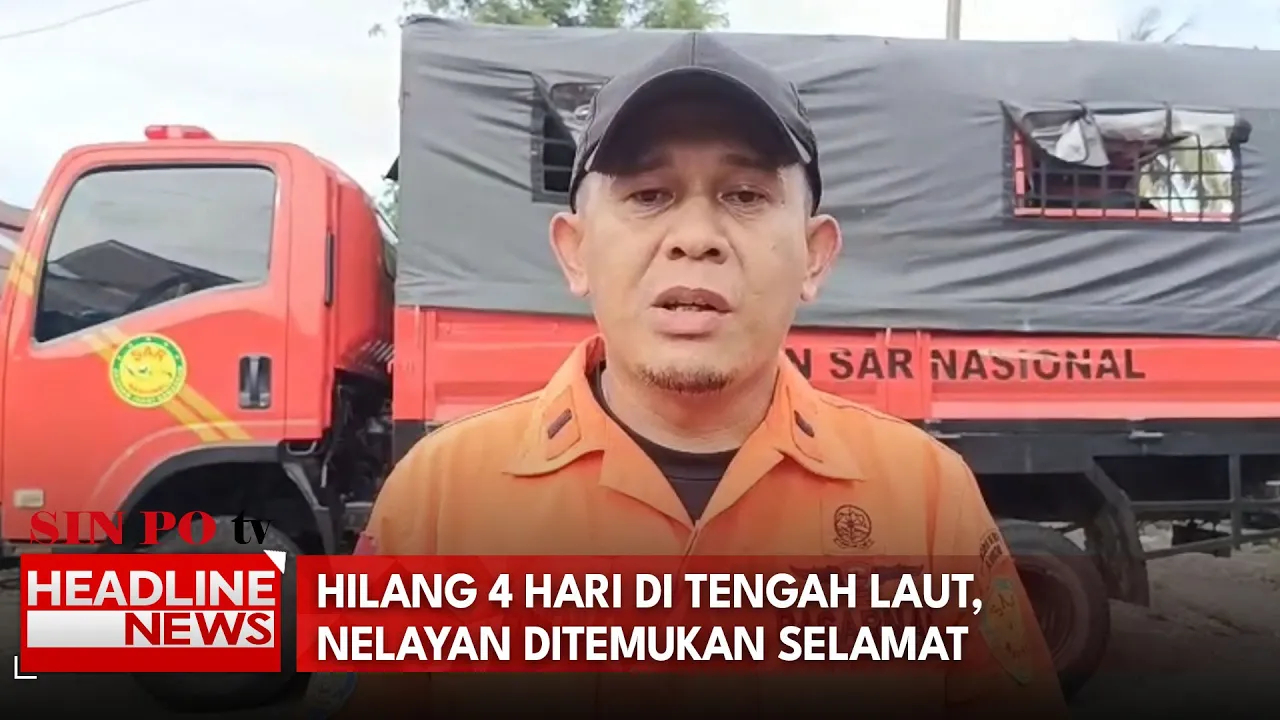 Hilang 4 Hari Di Tengah Laut, Nelayan Ditemukan Selamat