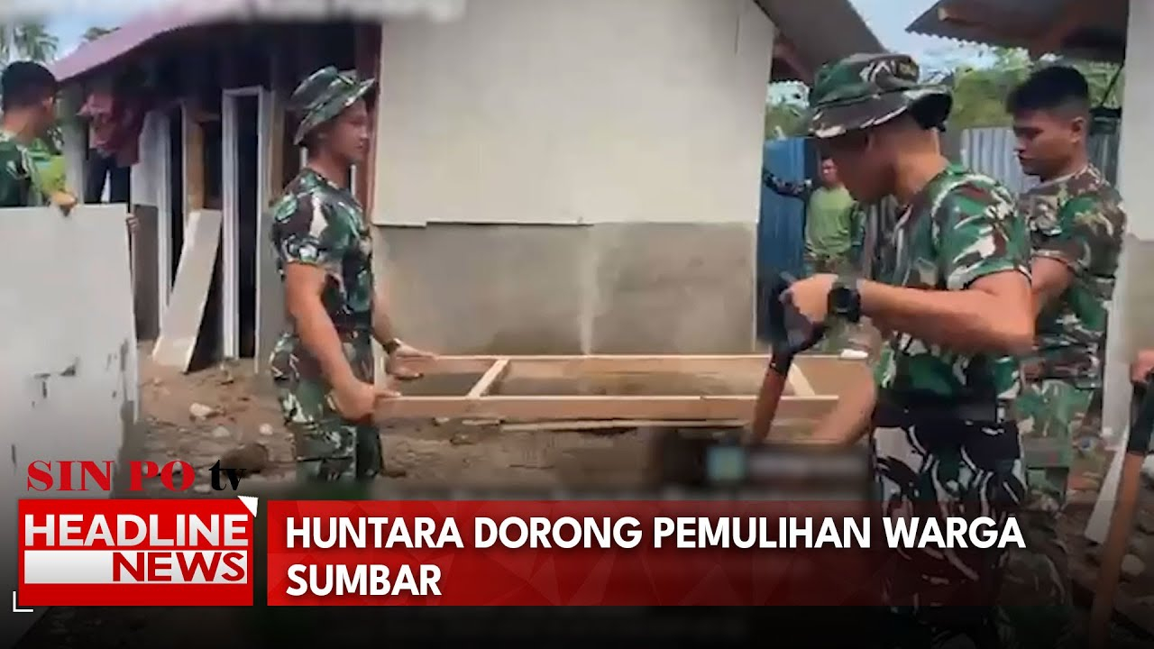 Huntara Dorong Pemulihan Warga Sumbar