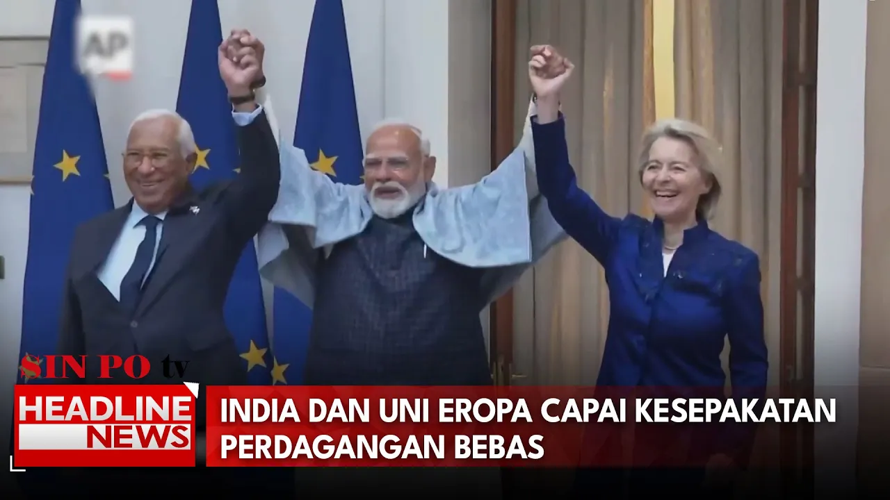 India Dan Uni Eropa Capai Kesepakatan Perdagangan Bebas