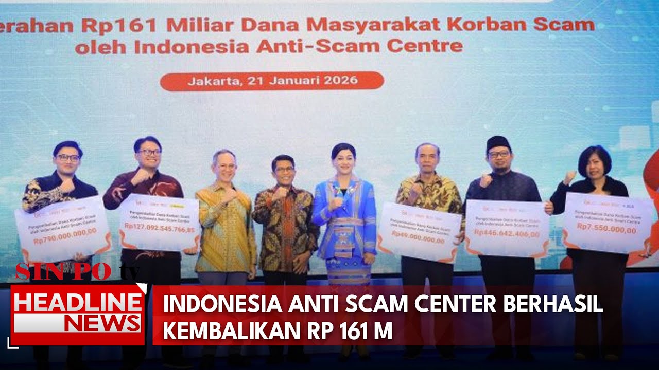 Indonesia Anti Scam Center Berhasil Kembalikan Rp 161 M