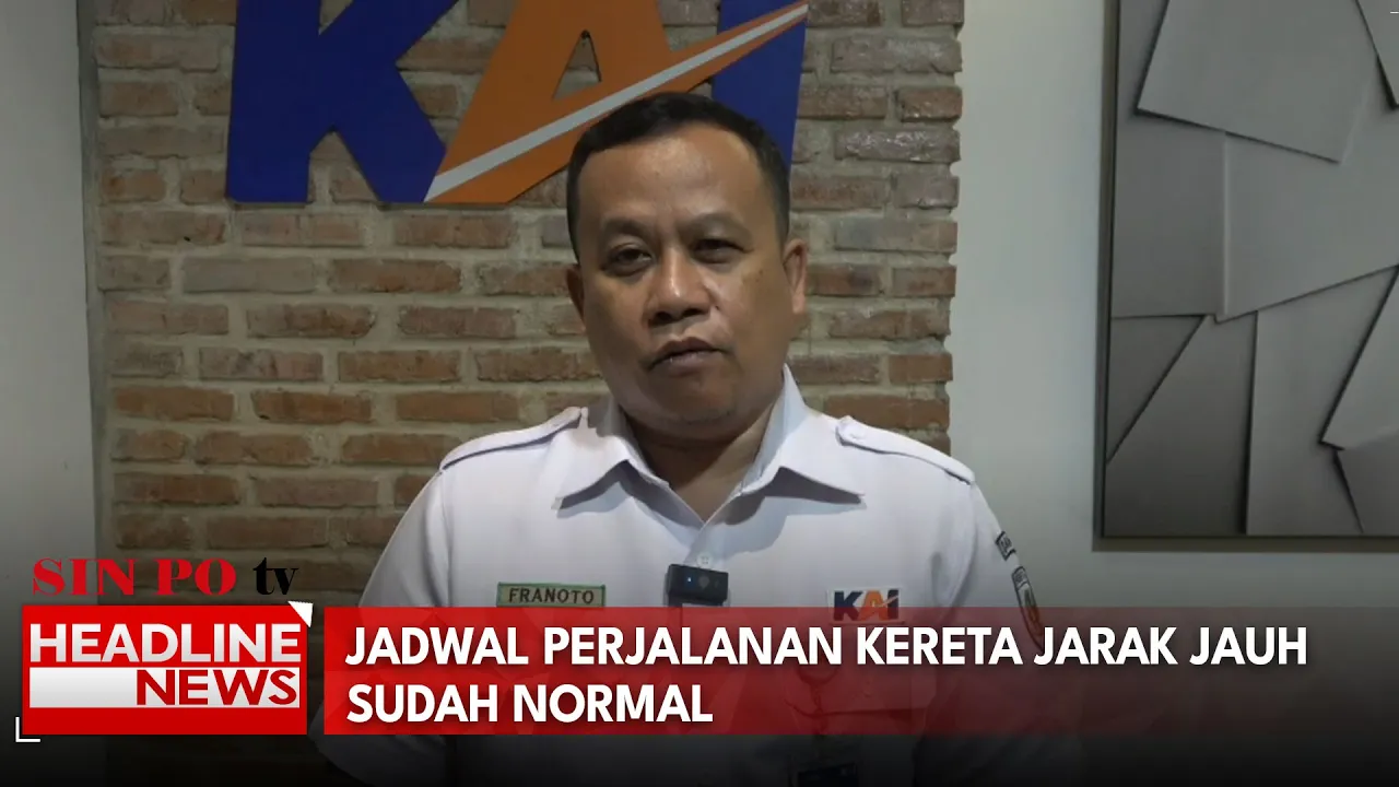 Jadwal Perjalanan Kereta Jarak Jauh Sudah Normal