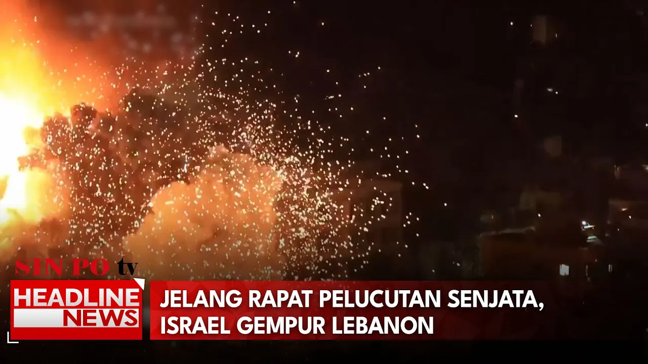 Jelang Rapat Pelucutan Senjata, Israel Gempur Lebanon