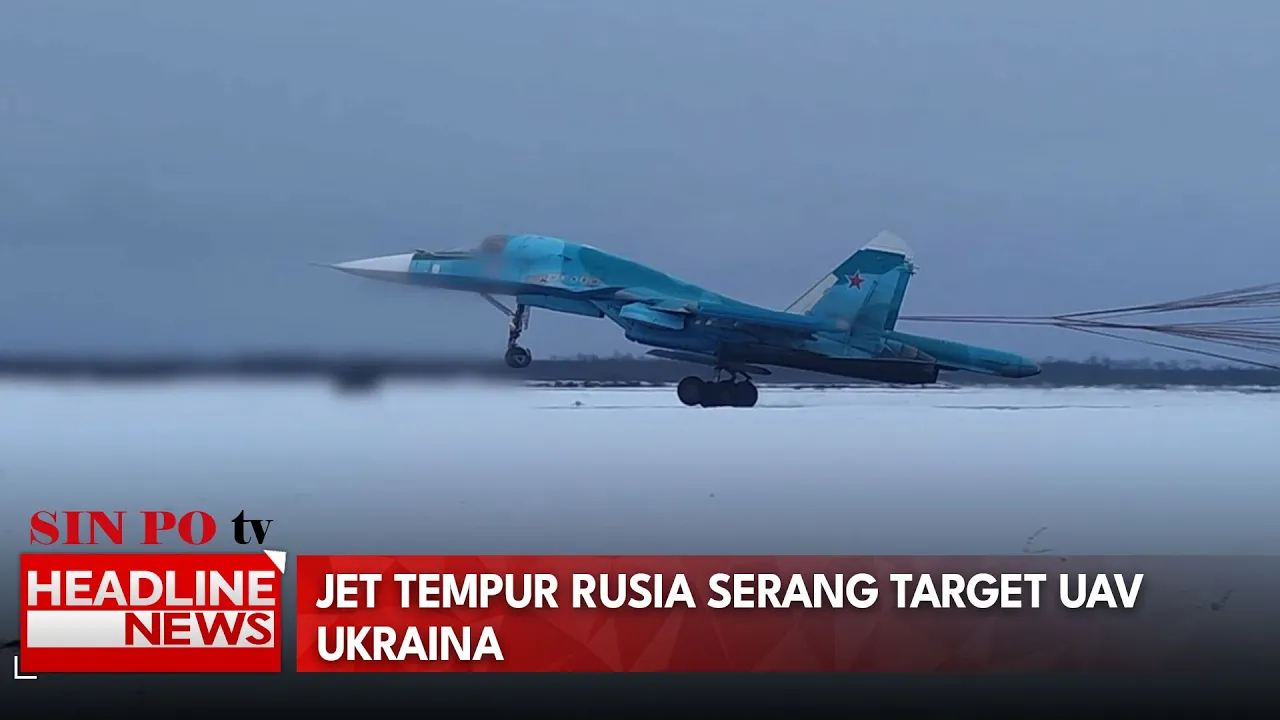 Jet Tempur Rusia Serang Target UAV Ukraina