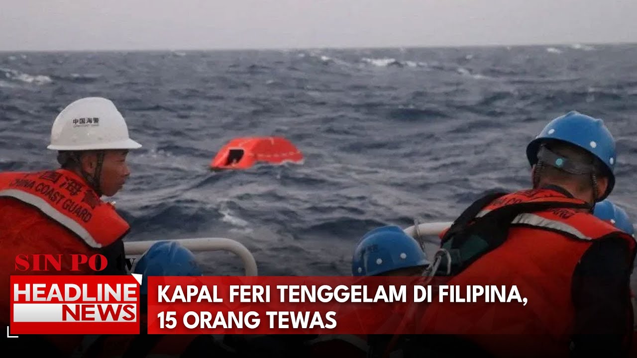 Kapal Feri Tenggelam Di Filipina, 15 Orang Tewas
