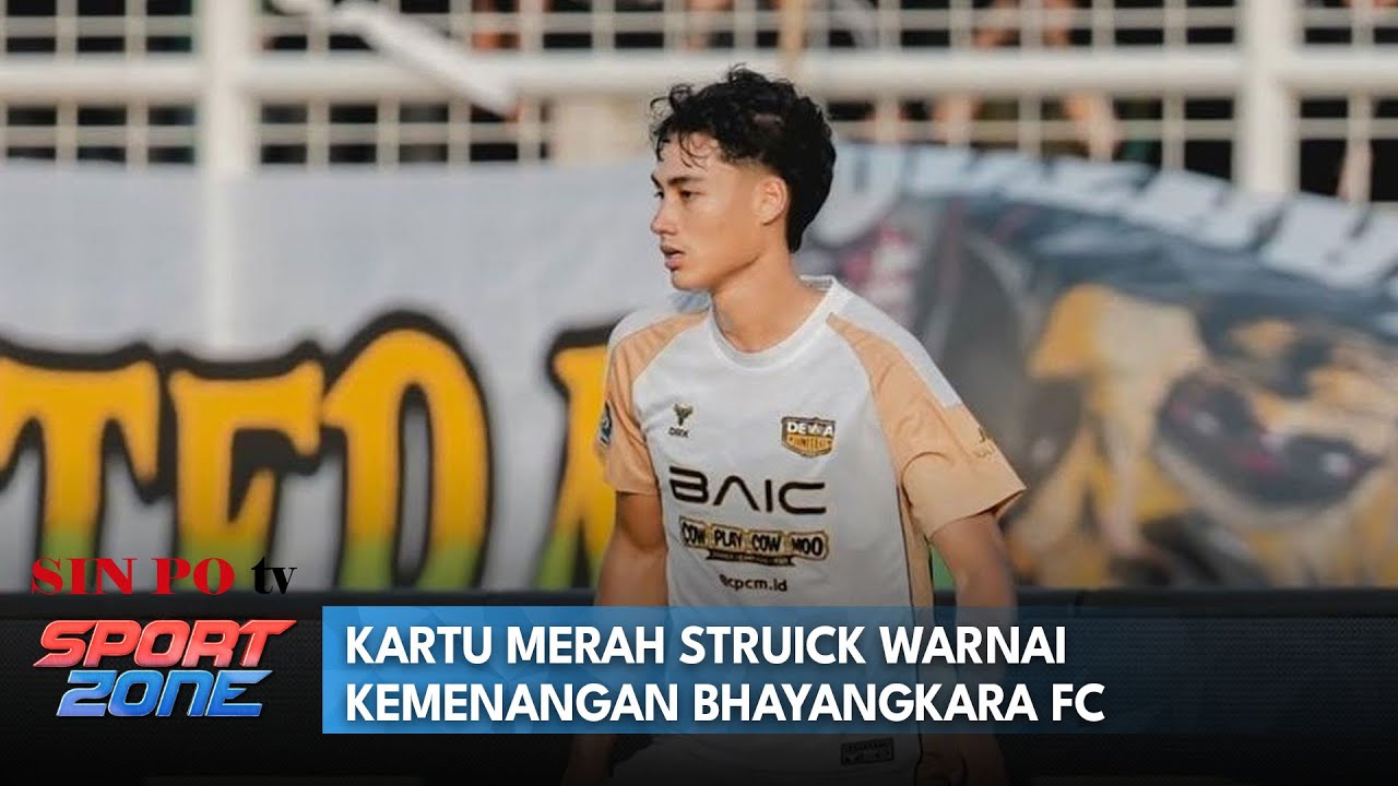 Kartu Merah Struick Warnai Kemenangan Bhayangkara FC