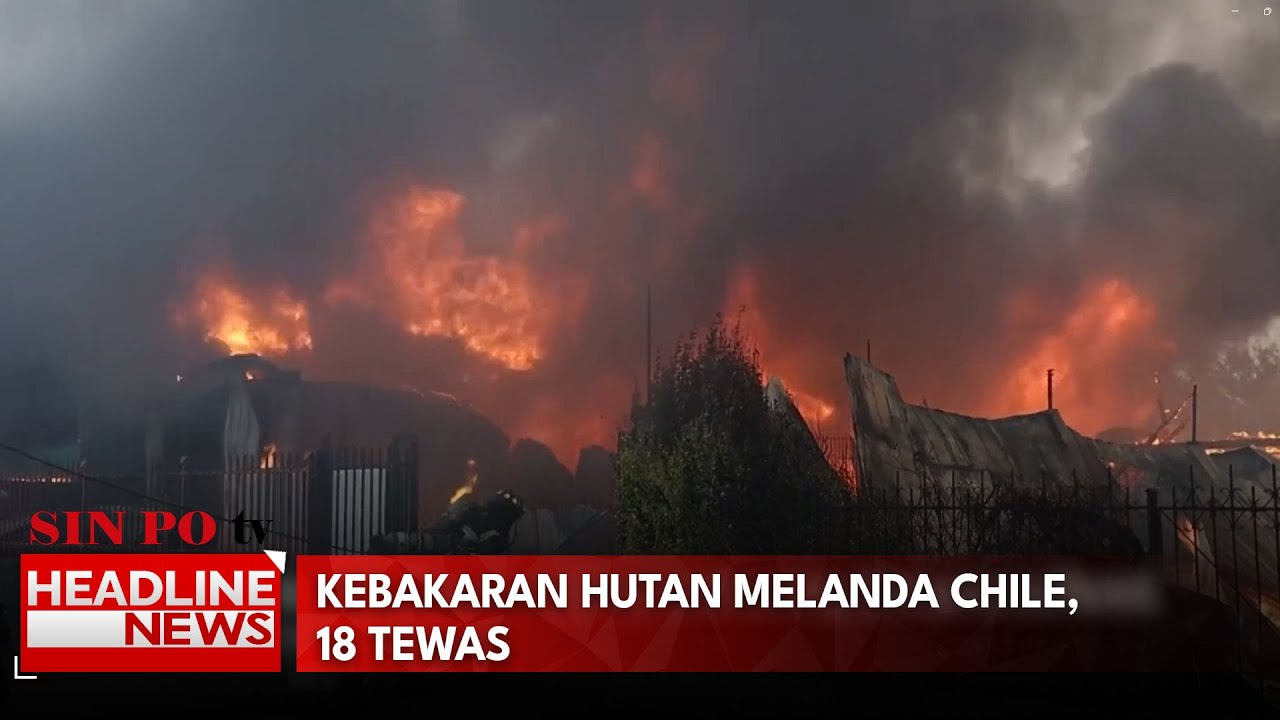 Kebakaran Hutan Melanda Chile, 18 Tewas