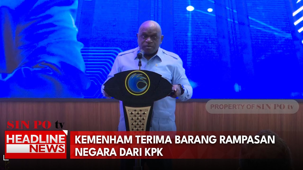 KemenHAM Terima Barang Rampasan Negara Dari KPK