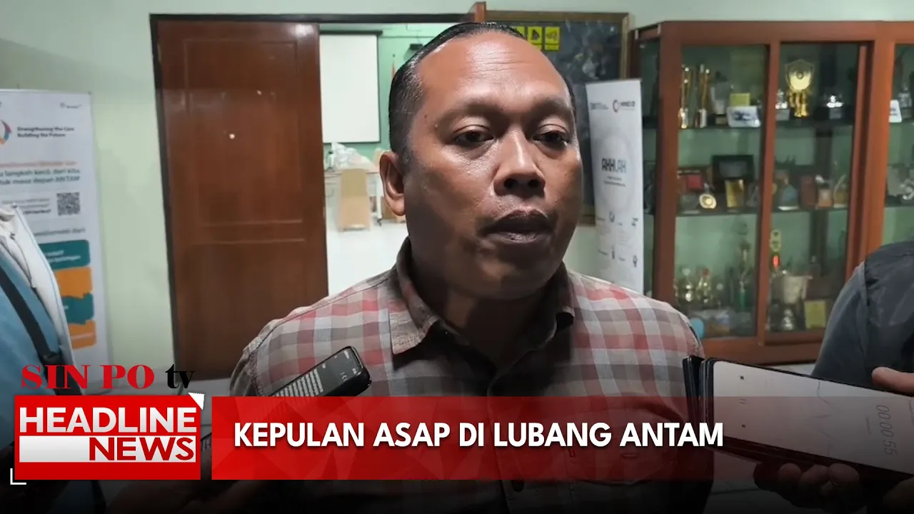 Kepulan Asap Di Lubang ANTAM