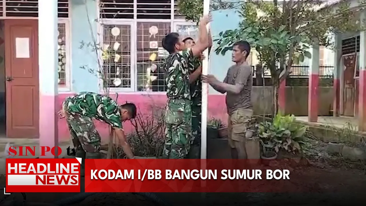Kodam I/BB Bangun Sumur Bor