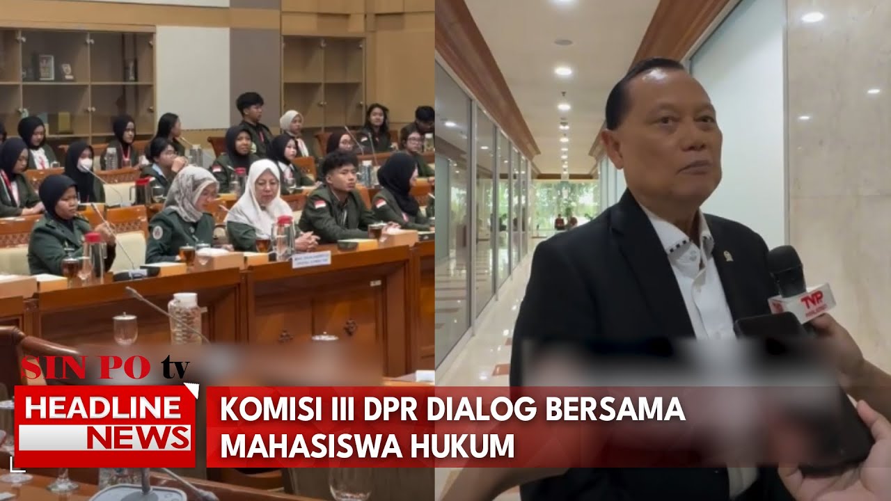 Komisi III DPR Dialog Bersama Mahasiswa Hukum