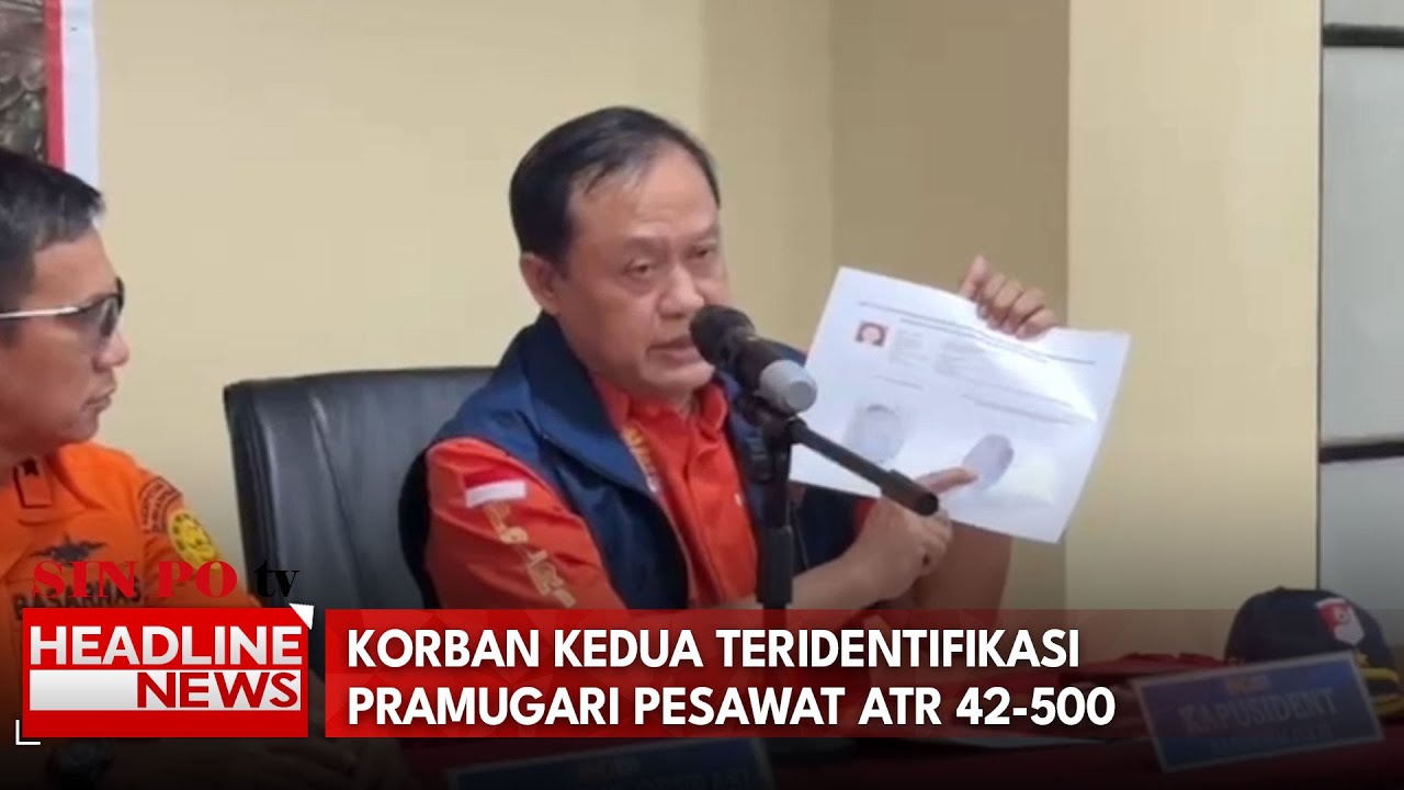 Korban Kedua Teridentifikasi Pramugari Pesawat ATR 42-500