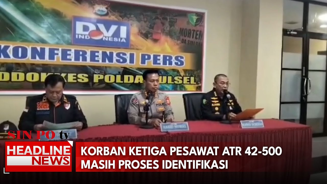Korban Ketiga Pesawat ATR 42-500 Masih Proses Identifikasi