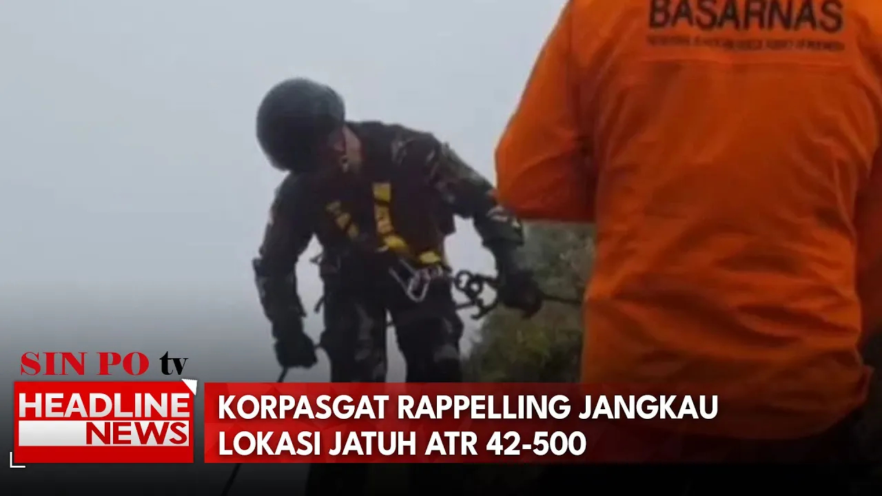 Korpasgat Rappelling Jangkau Lokasi Jatuh ATR 42-500
