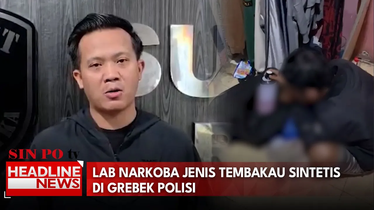 Lab Narkoba Jenis Tembakau Sintetis Di Grebek Polisi
