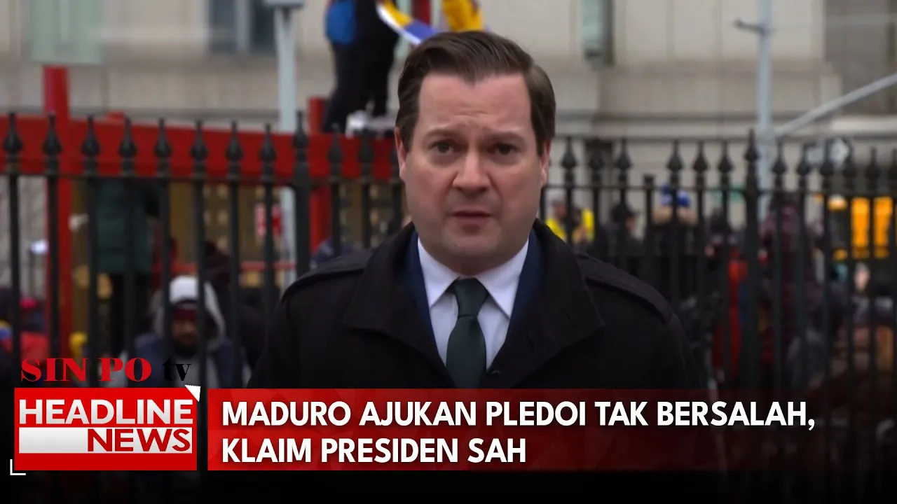 Maduro Ajukan Pledoi Tak Bersalah, Klaim Presiden Sah