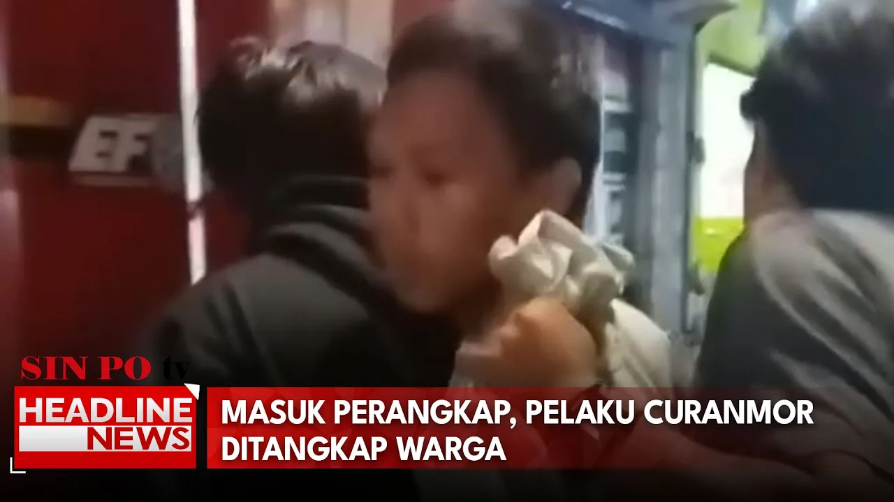 Masuk Perangkap, Pelaku Curanmor Ditangkap Warga
