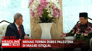 Menag Terima Dubes Palestina Di Masjid Istiqlal