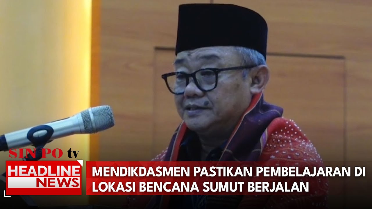 Mendikdasmen Pastikan Pembelajaran Di Lokasi Bencana Sumut Berjalan