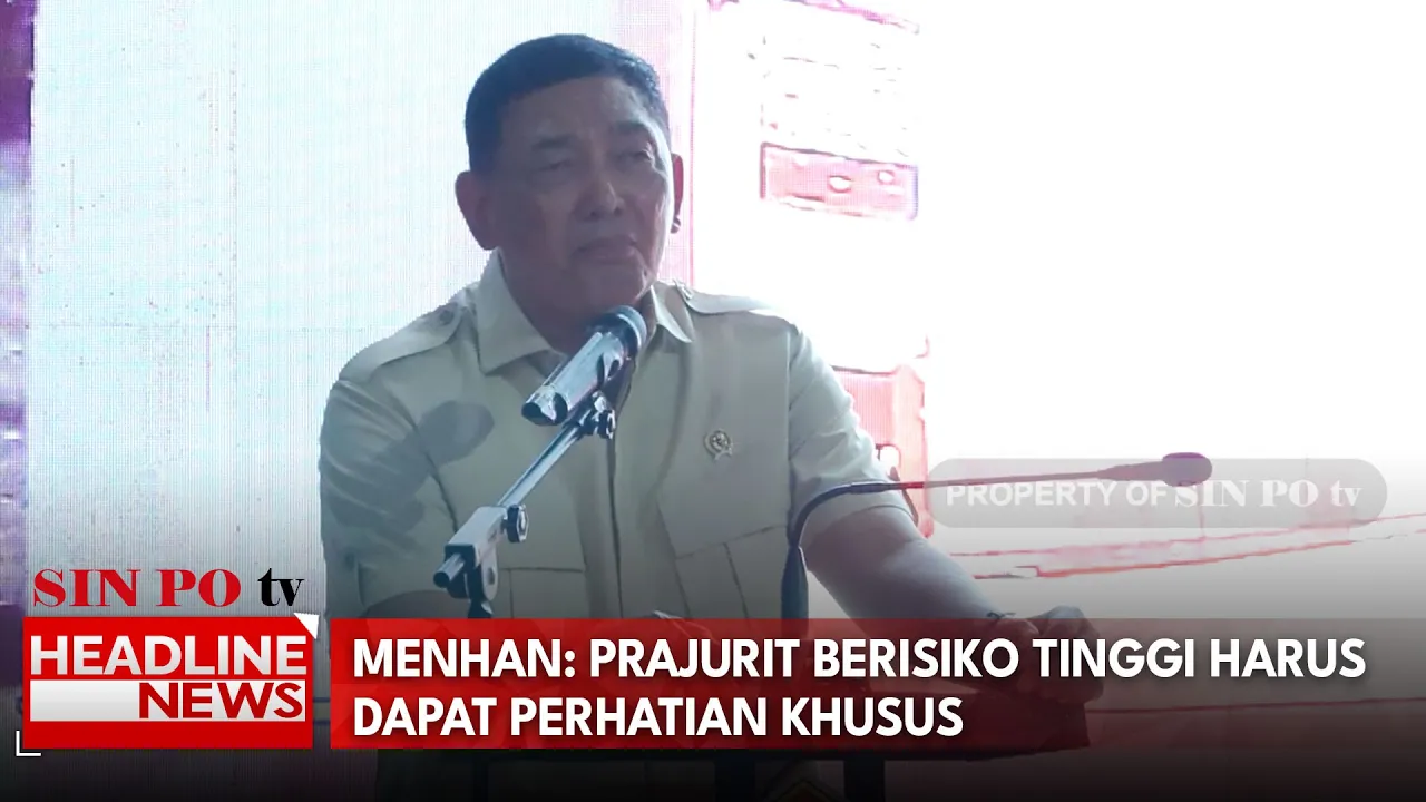 Menhan: Prajurit Berisiko Tinggi Harus Dapat Perhatian Khusus