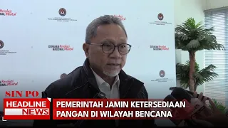 Menko Pangan Jamin Ketersediaan Bahan Pangan Di Wilayah Terdampak Bencana Jelang Ramadan