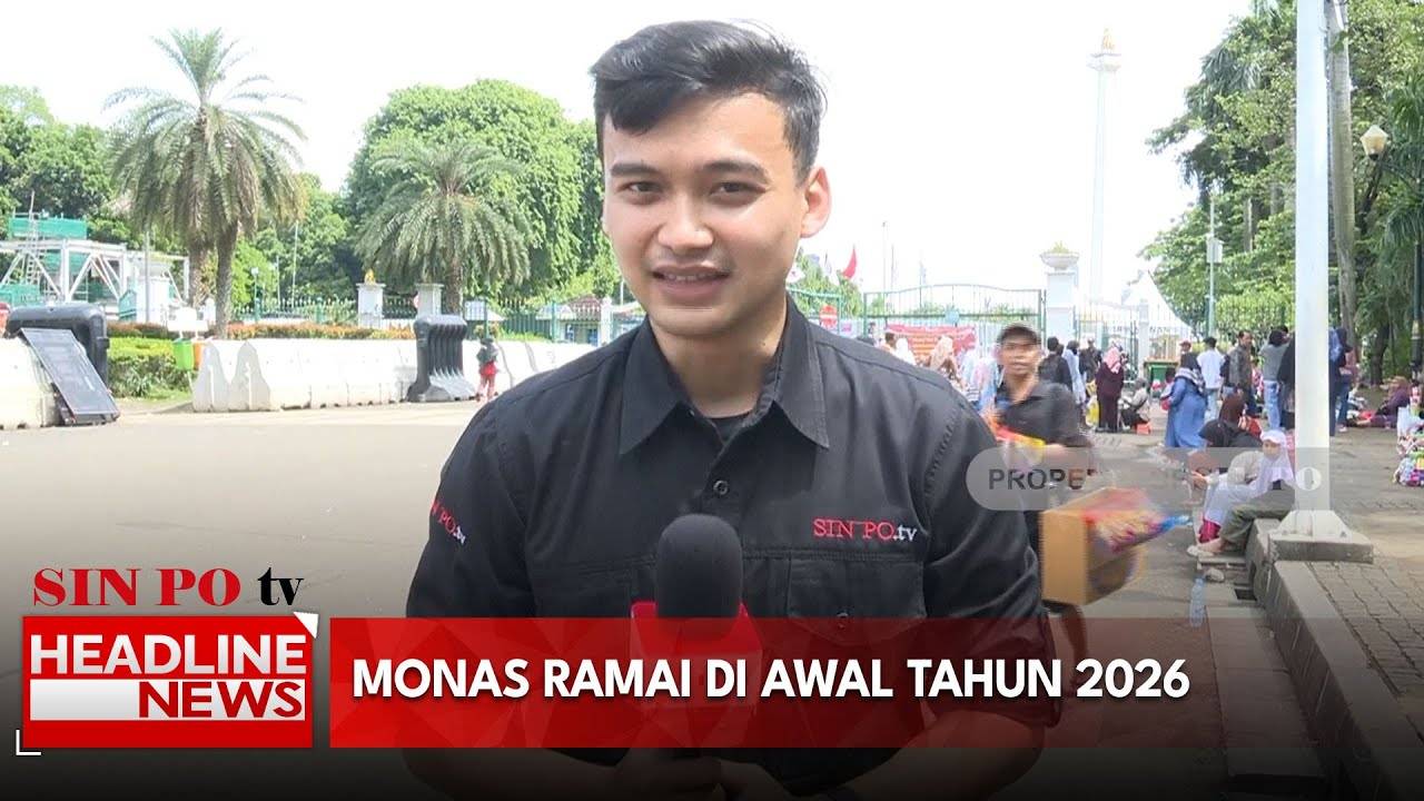 Monas Ramai Di Awal Tahun 2026