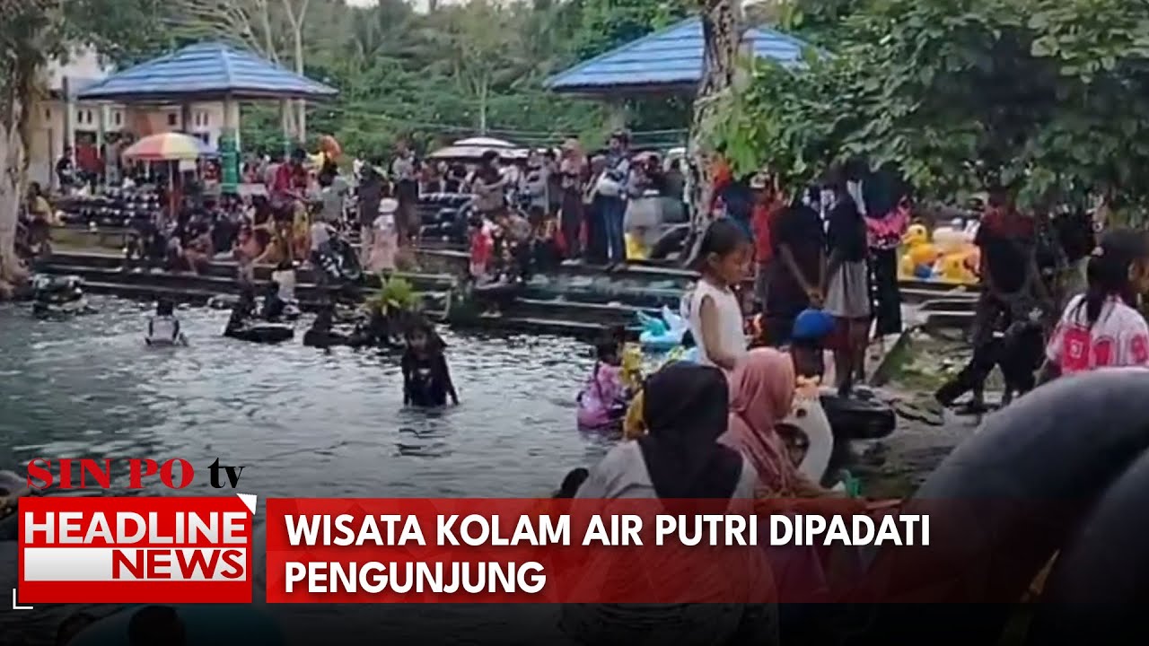Obyek Wisata Kolam Air Putri di Pulau Seram Dipadati Pengunjung Luburan Tahun Baru