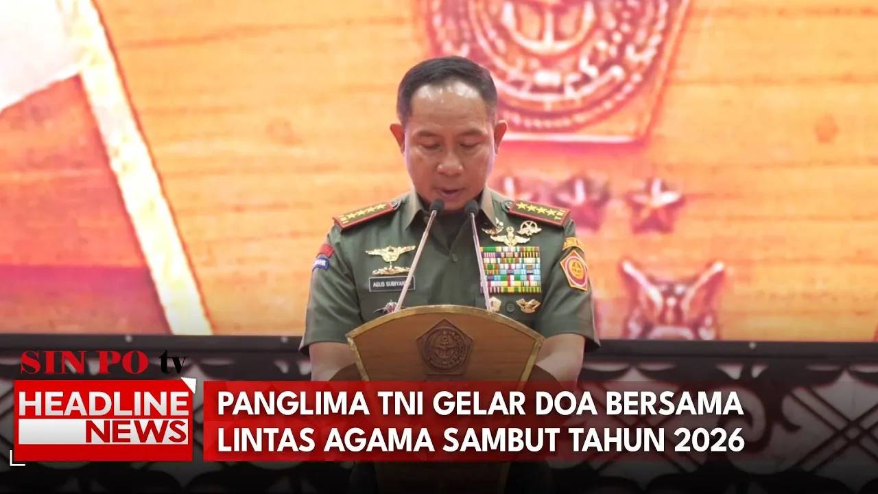 Panglima TNI Gelar Doa Bersama Lintas Agama Sambut Tahun 2026
