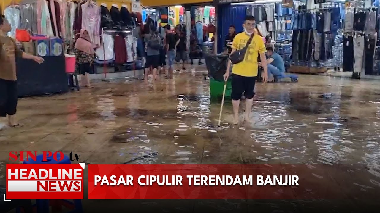 Pasar Cipulir Terendam Banjir