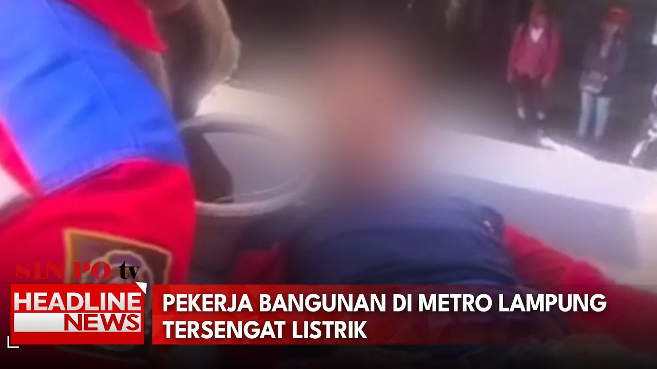Pekerja Bangunan Di Metro Lampung Tersengat Listrik
