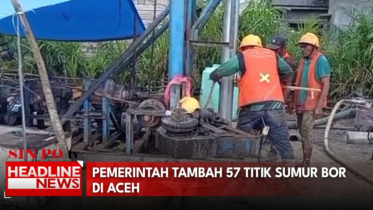 Pemerintah Tambah 57 Titik Sumur Bor Di Aceh