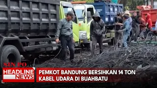 Pemkot Bandung Bersihkan 14 Ton Kabel Udara Di Buahbatu