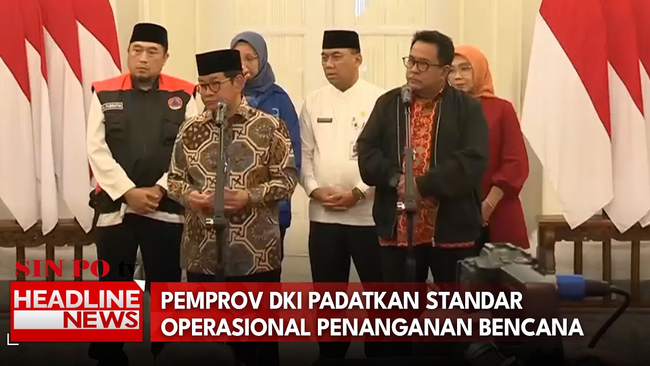 Pemprov DKI Padatkan Standar Operasional Penanganan Bencana Di Jakarta