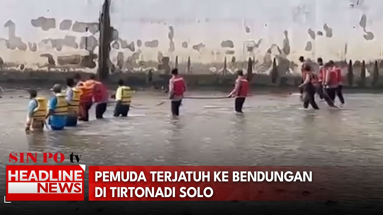 Pemuda Terjatuh Ke Bendungan Di Tirtonadi Solo