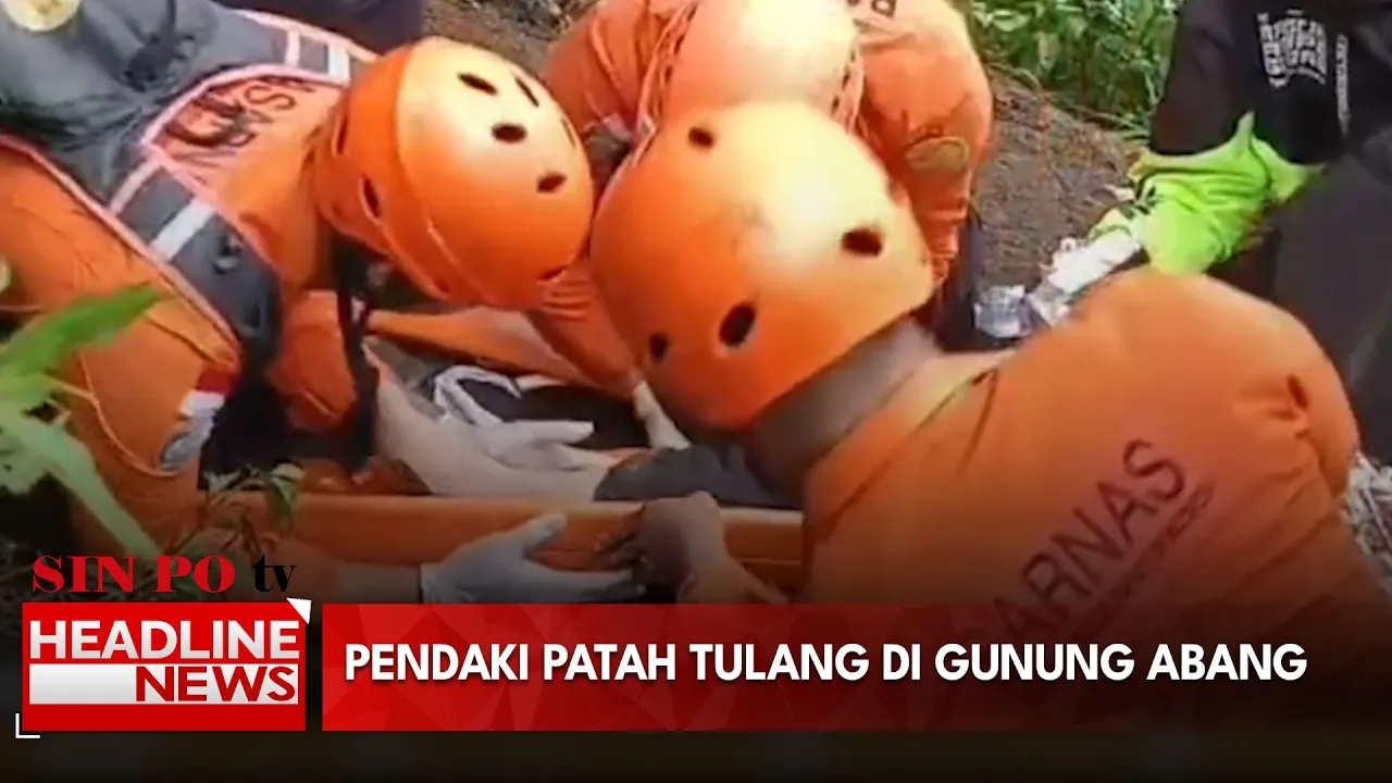 Pendaki Patah Tulang di Gunung Abang