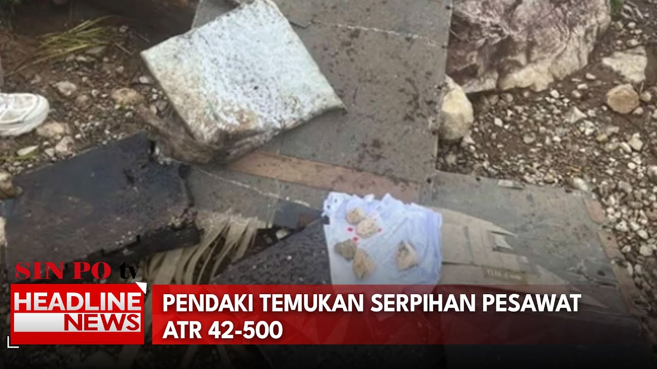 Pendaki Temukan Serpihan Pesawat ATR 42-500