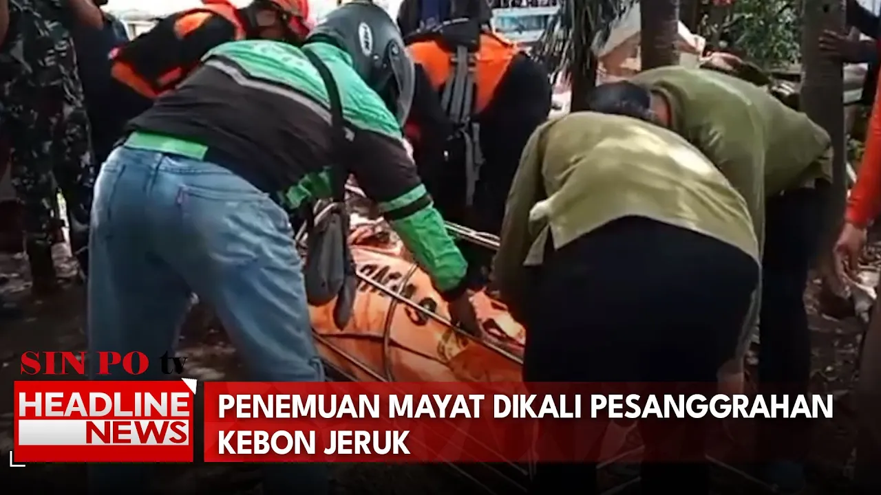 Penemuan Mayat Dikali Pesanggrahan Kebon Jeruk