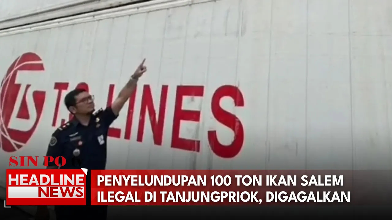 Penyelundupan 100 Ton Ikan Salem Ilegal Di Tanjungpriok, Digagalkan