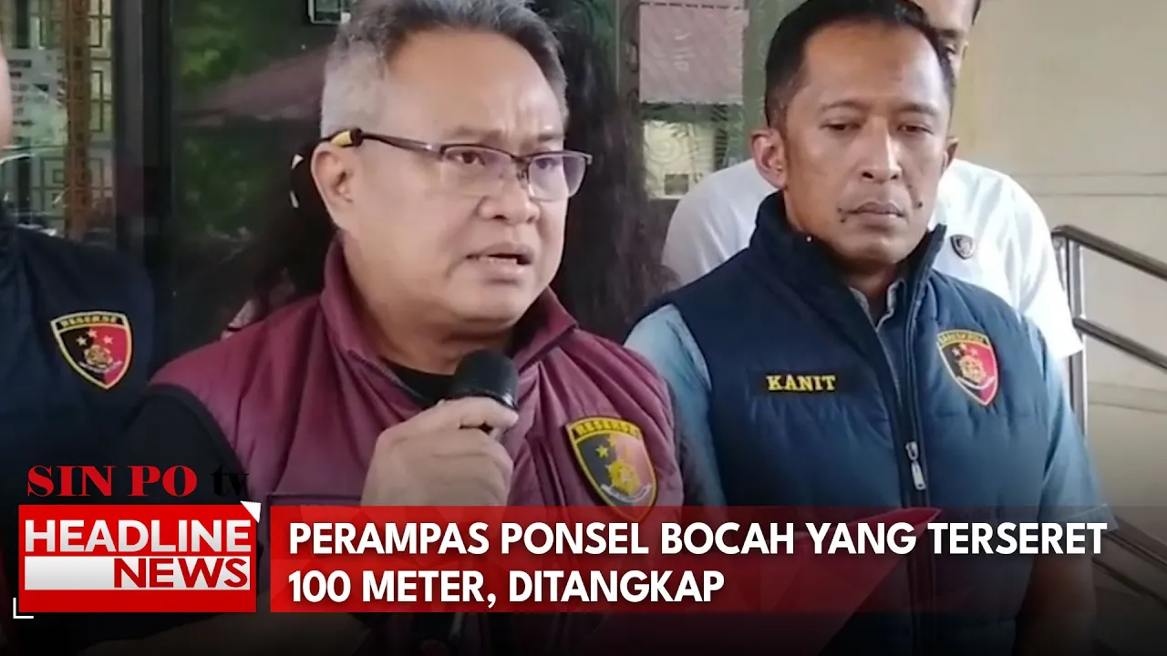Perampas Ponsel Bocah Yang Terseret 100 Meter, Ditangkap