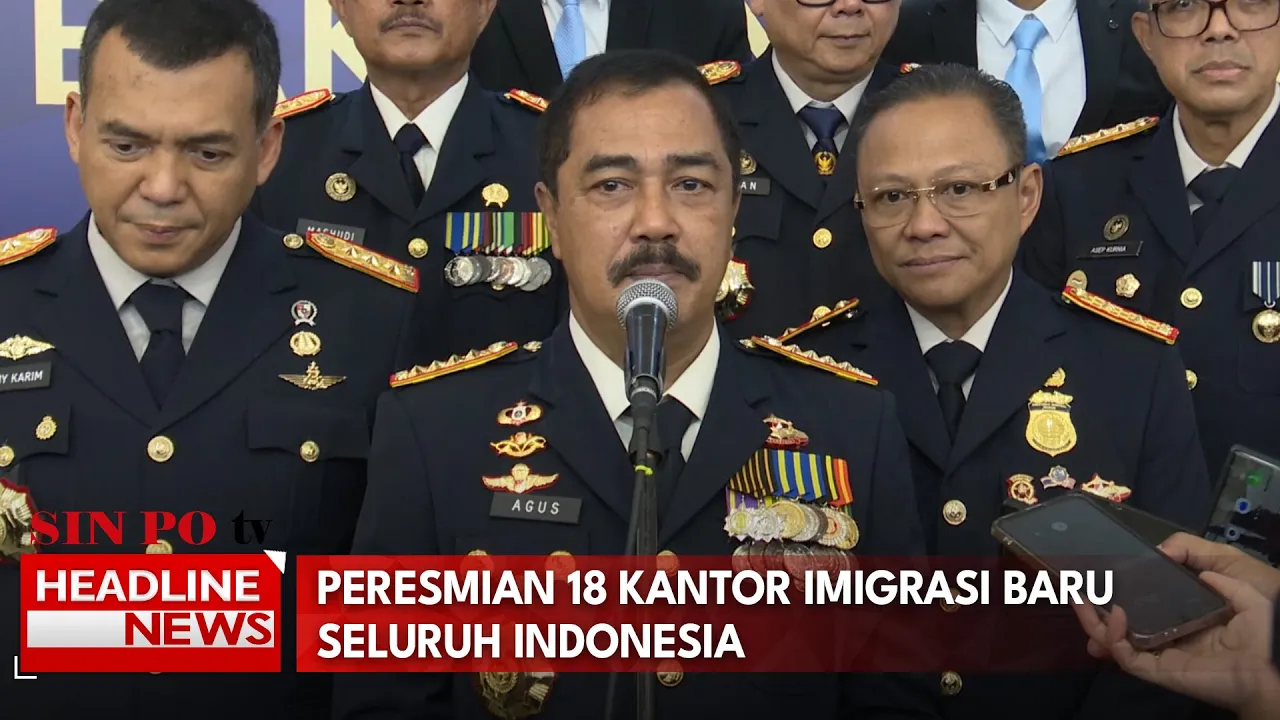 Peresmian 18 Kantor Imigrasi Baru Seluruh Indonesia