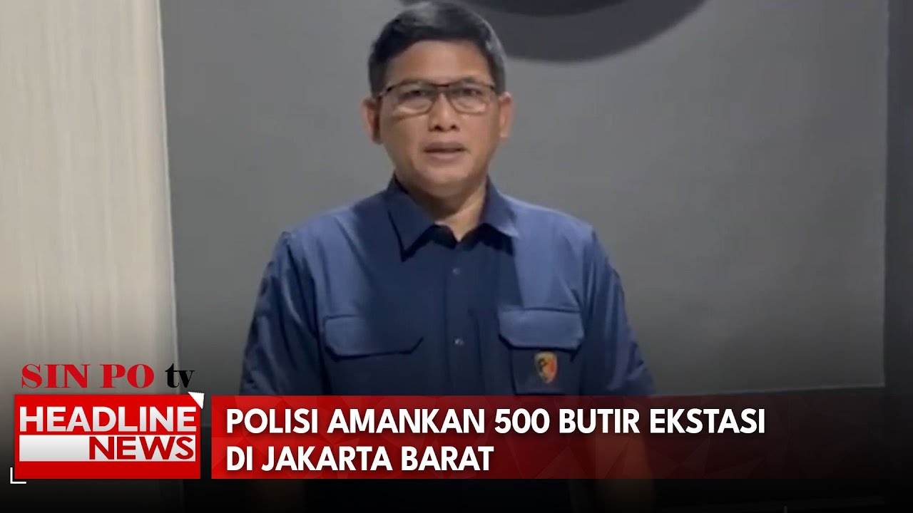 Polisi Amankan 500 Butir Ekstasi Di Jakarta Barat