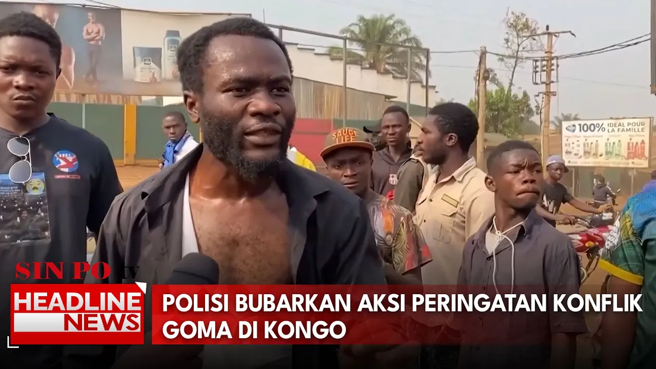 Polisi Bubarkan Aksi Peringatan Konflik Goma Di Kongo