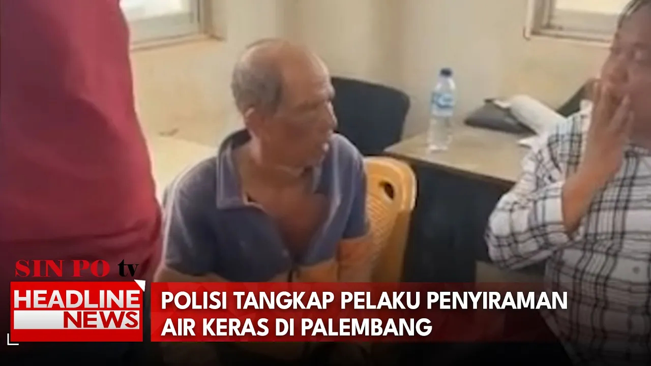Polisi Tangkap Pelaku Penyiraman Air Keras Di Palembang