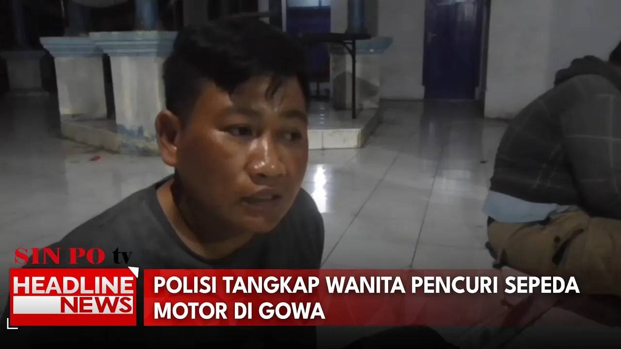 Polisi Tangkap Wanita Pencuri Sepeda Motor Di Gowa